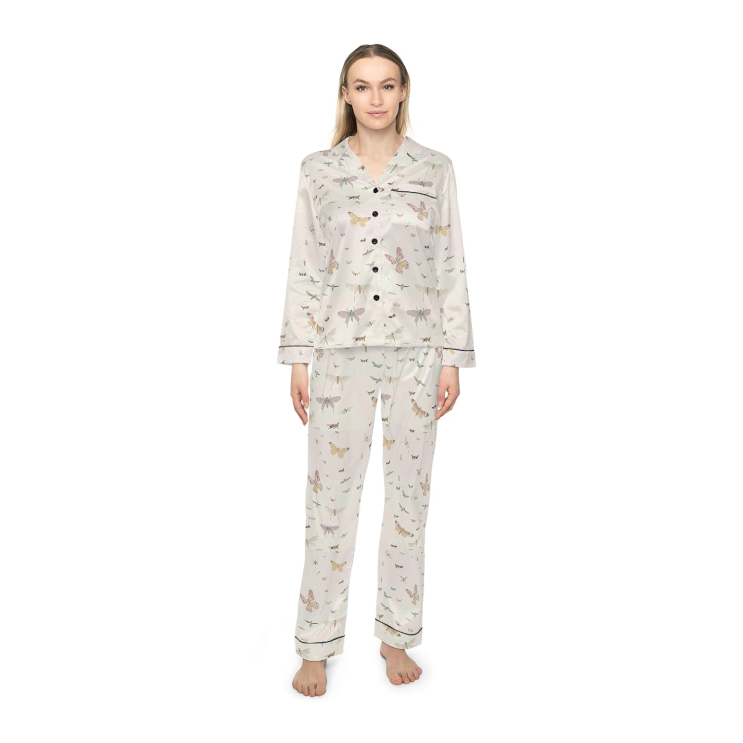 Tart & Co. Boutique Satin Butterfly Pajamas | Luxe Women's Sleepwear