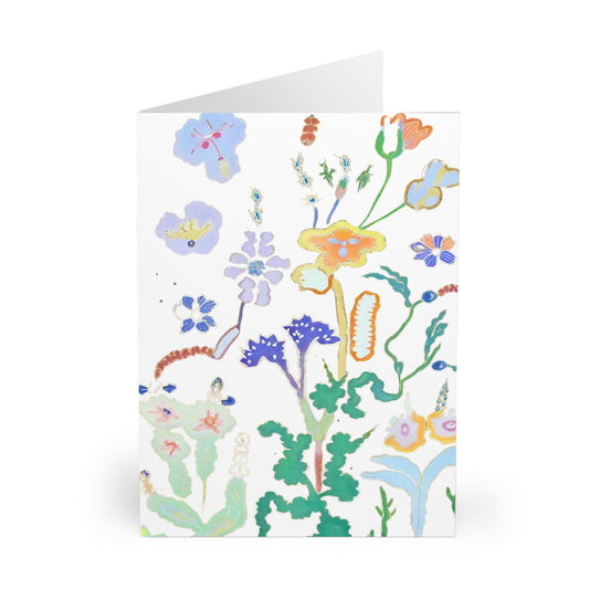 Tart&Co Botanical Art Greeting Cards - Pack of 5 with Envelopes