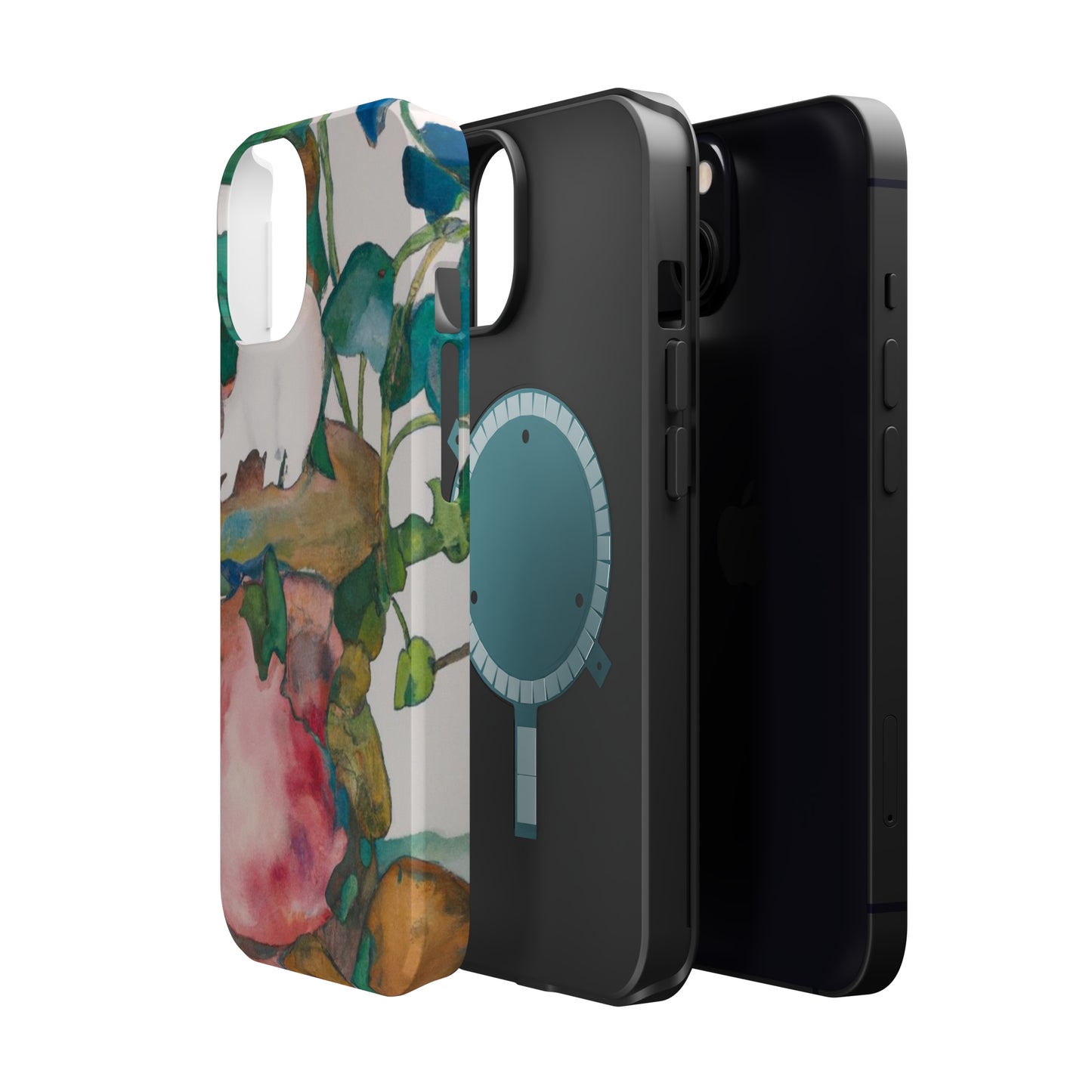 Abstract Watercolor MagSafe iPhone 13, 14, & 15 Case