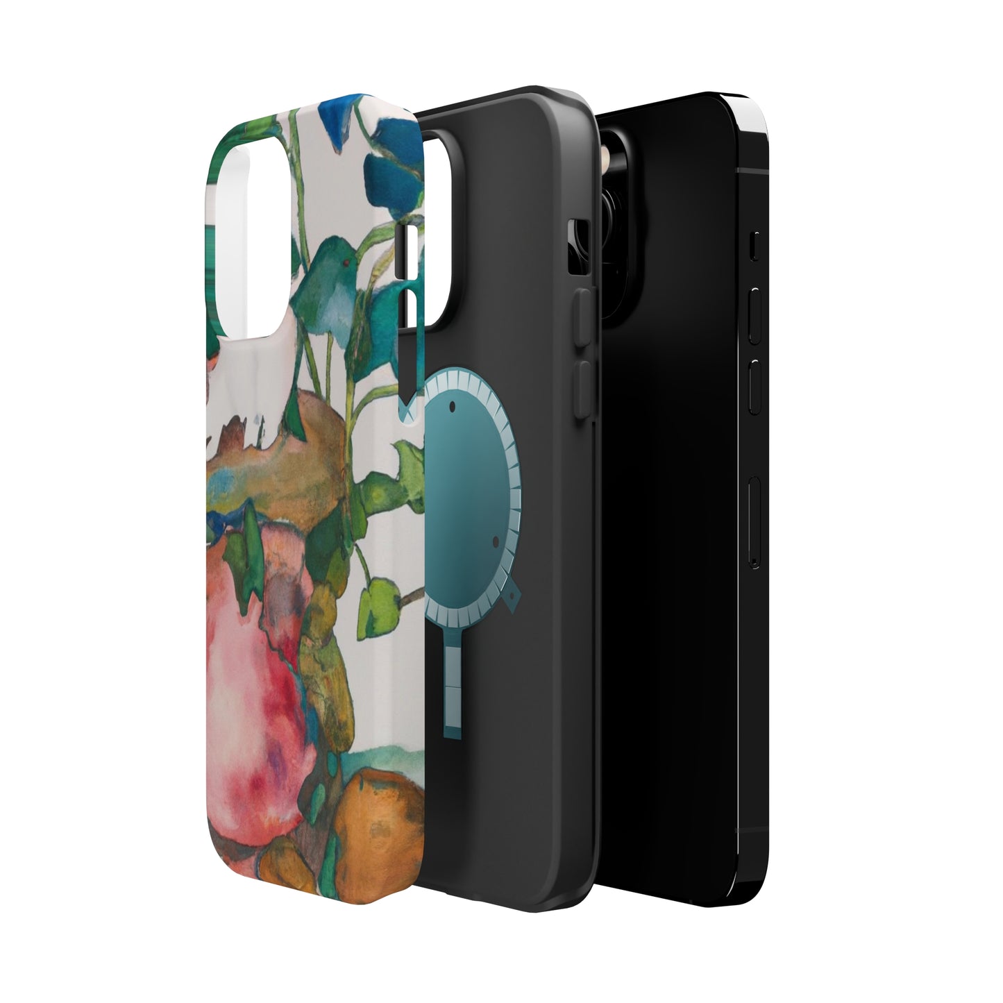 Abstract Watercolor MagSafe iPhone 13, 14, & 15 Case