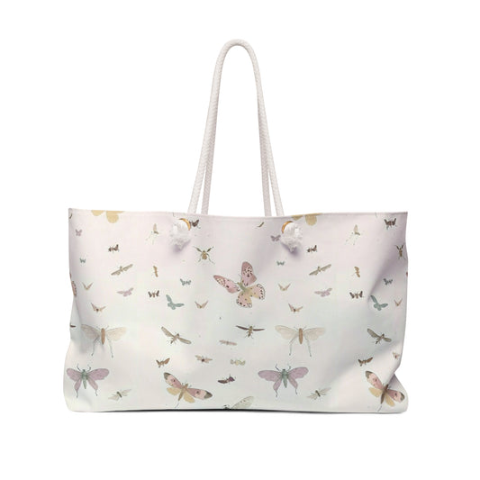 Butterfly Artisan Watercolor Weekender Tote Bag