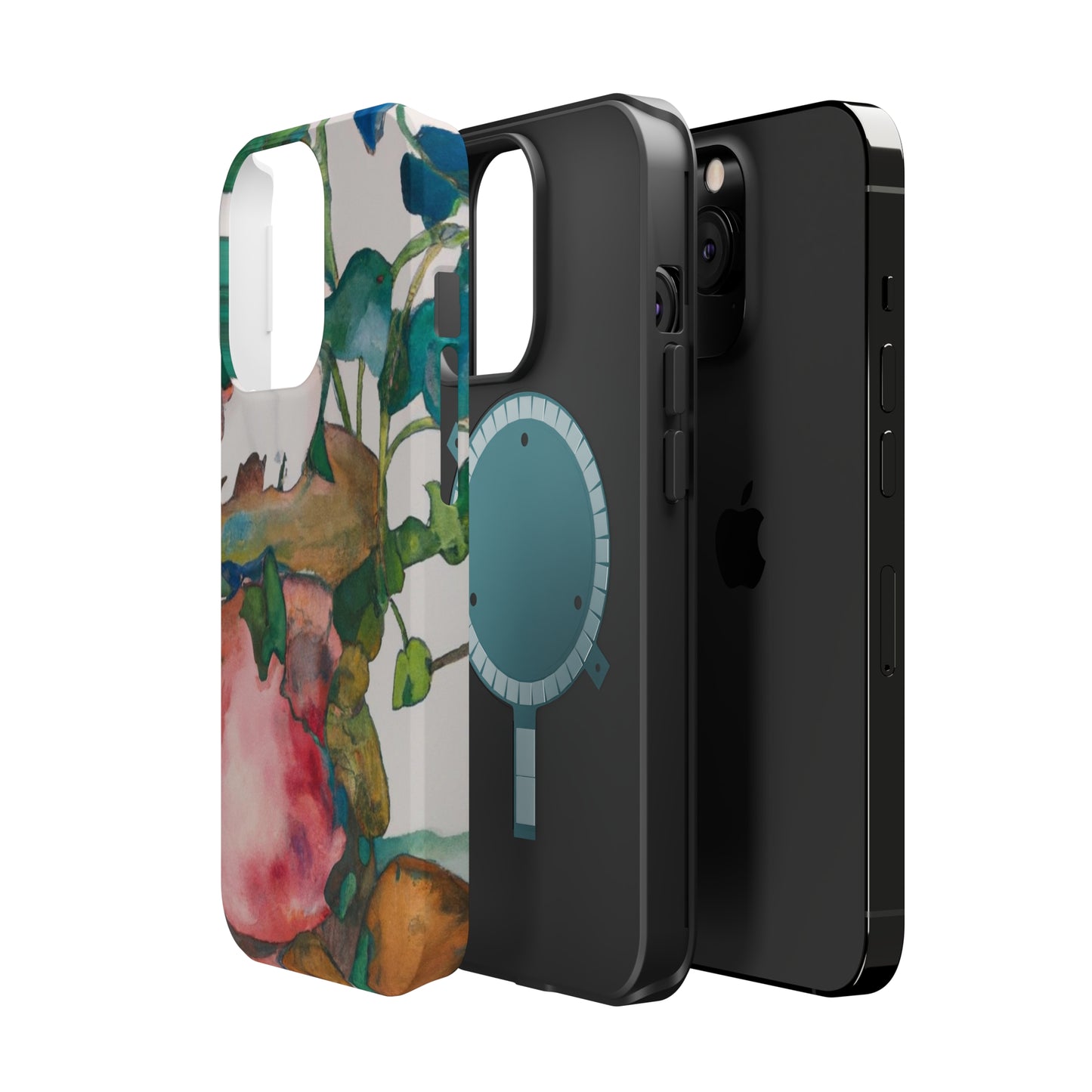 Abstract Watercolor MagSafe iPhone 13, 14, & 15 Case