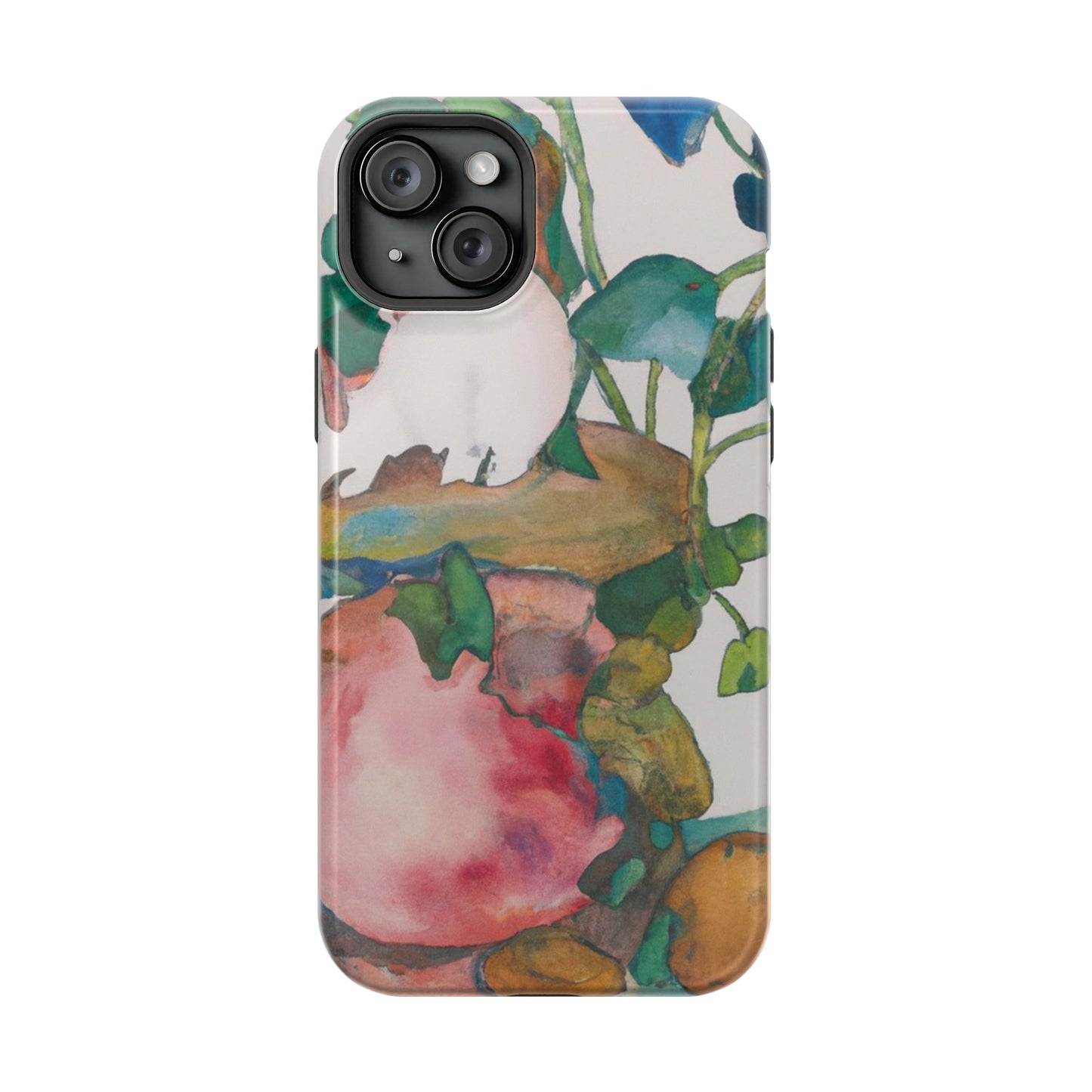 Abstract Watercolor MagSafe iPhone 13, 14, & 15 Case