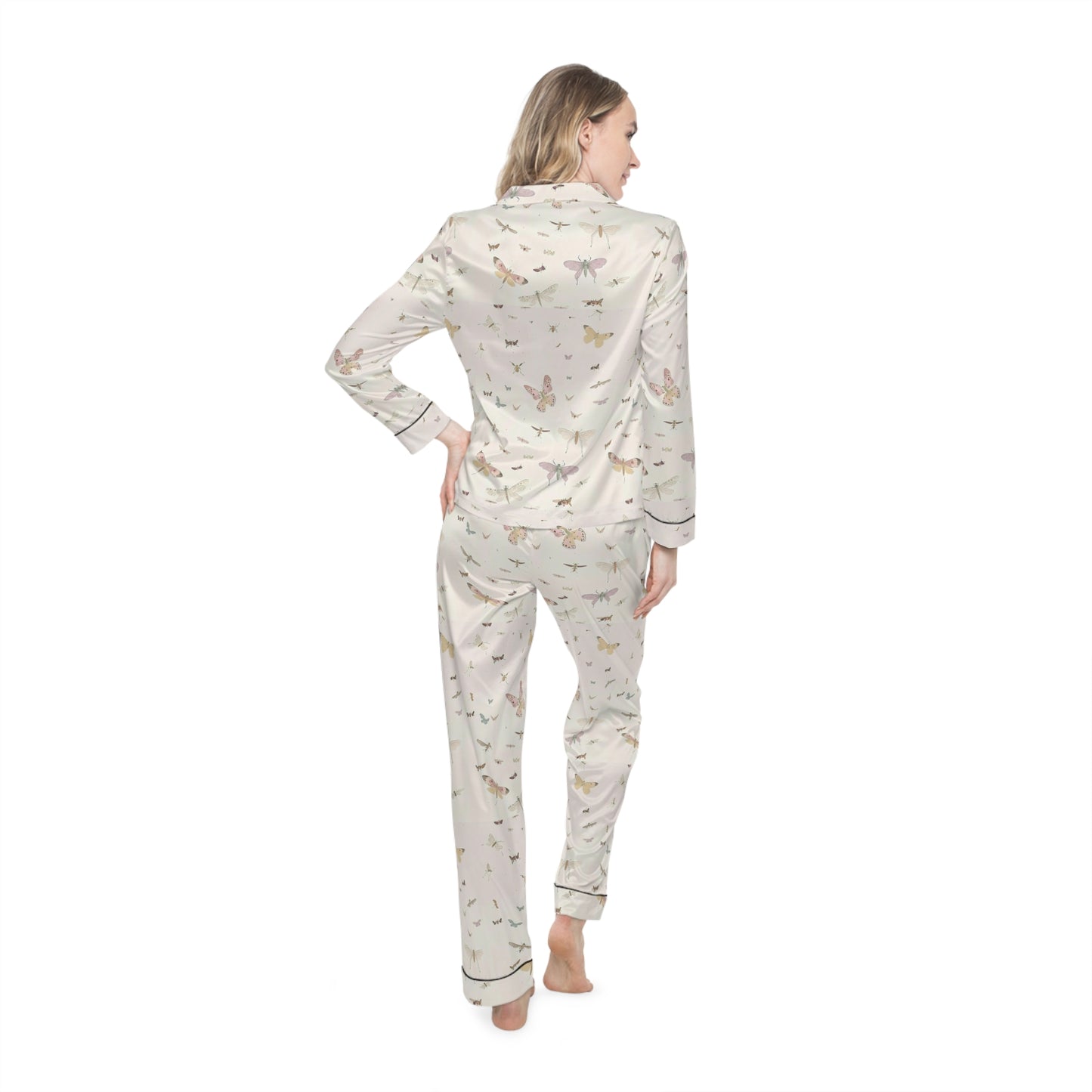 Tart & Co. Boutique Satin Butterfly Pajamas | Luxe Women's Sleepwear