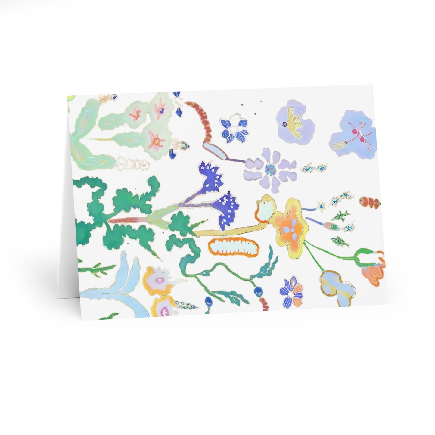 Tart&Co Botanical Art Greeting Cards - Pack of 5 with Envelopes