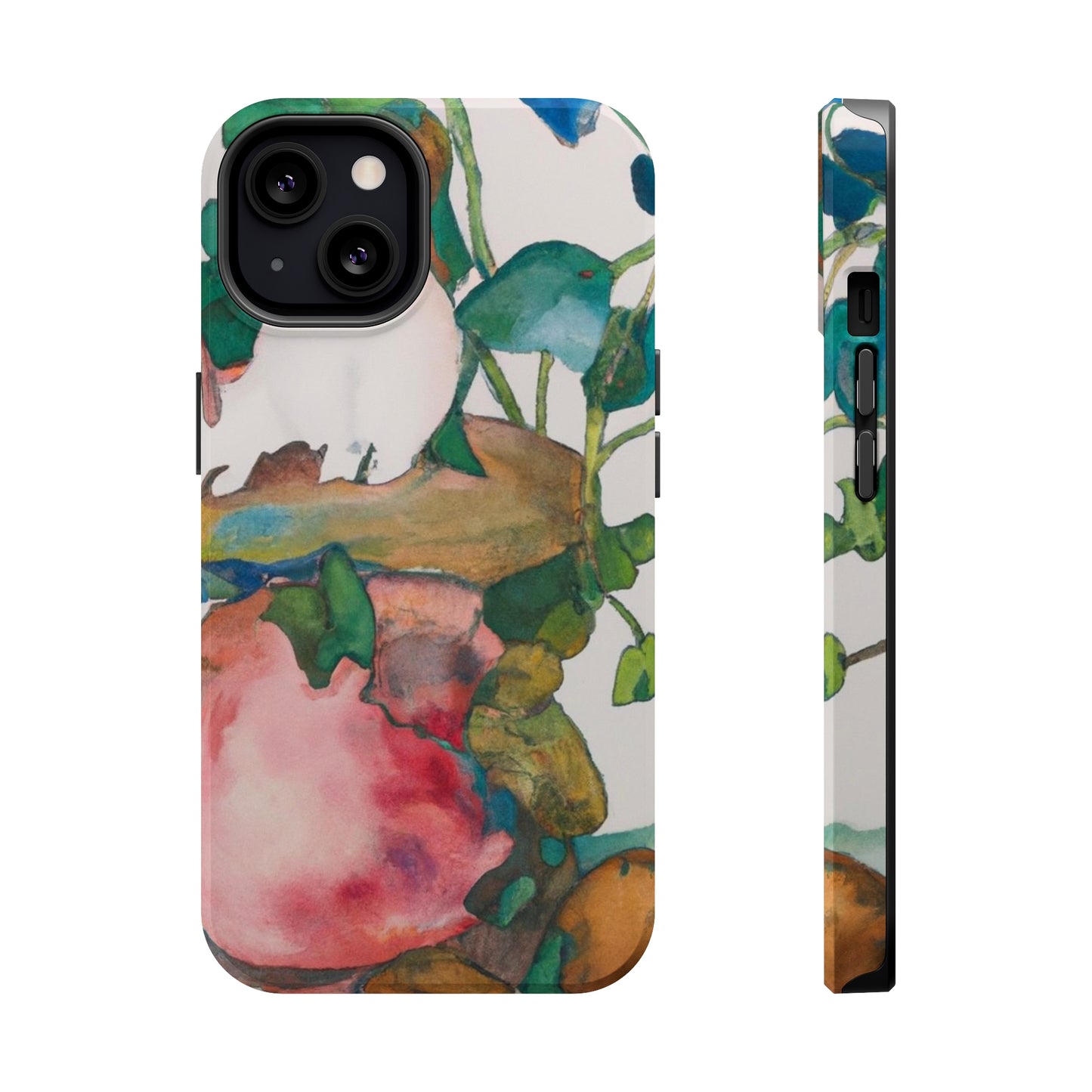 Abstract Watercolor MagSafe iPhone 13, 14, & 15 Case