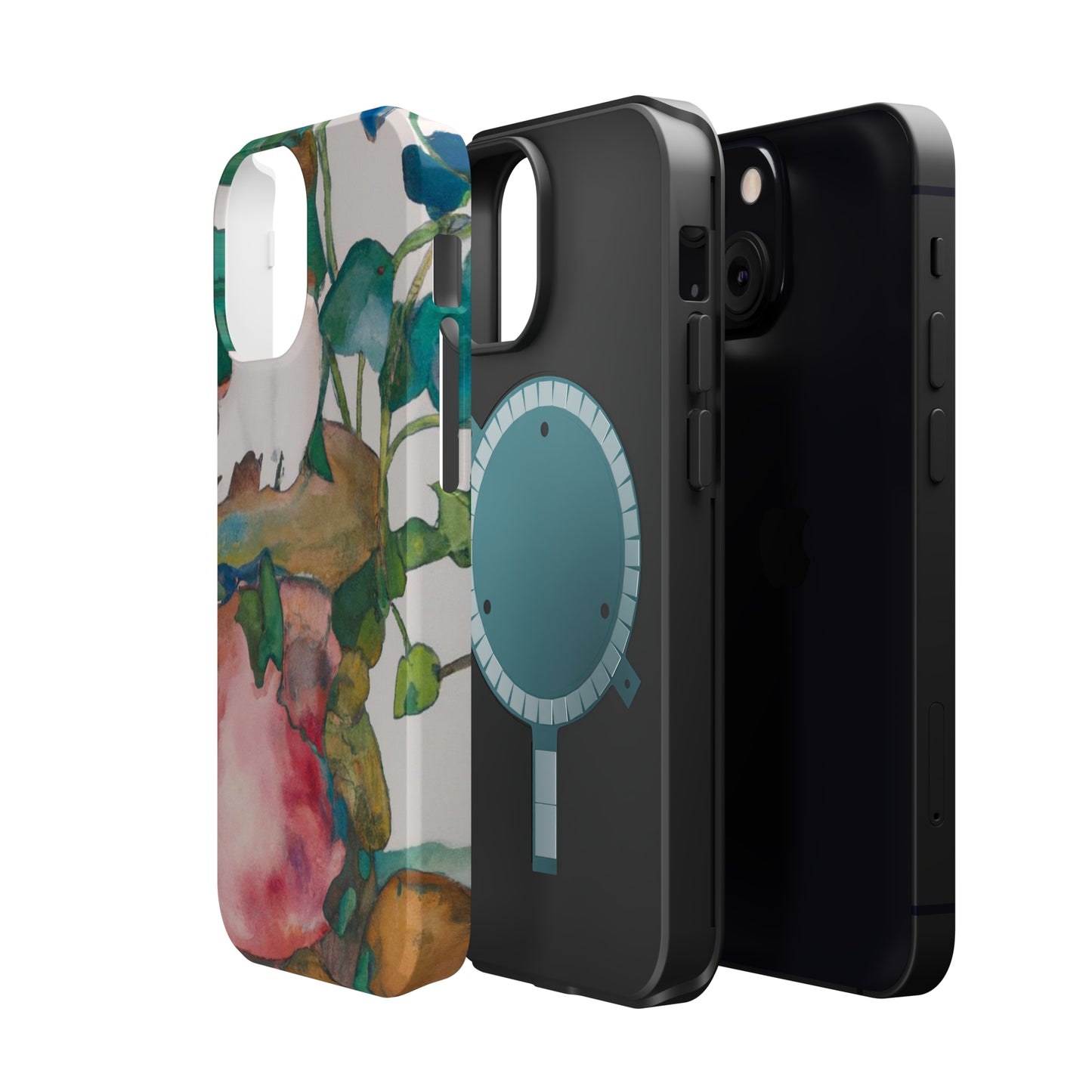 Abstract Watercolor MagSafe iPhone 13, 14, & 15 Case