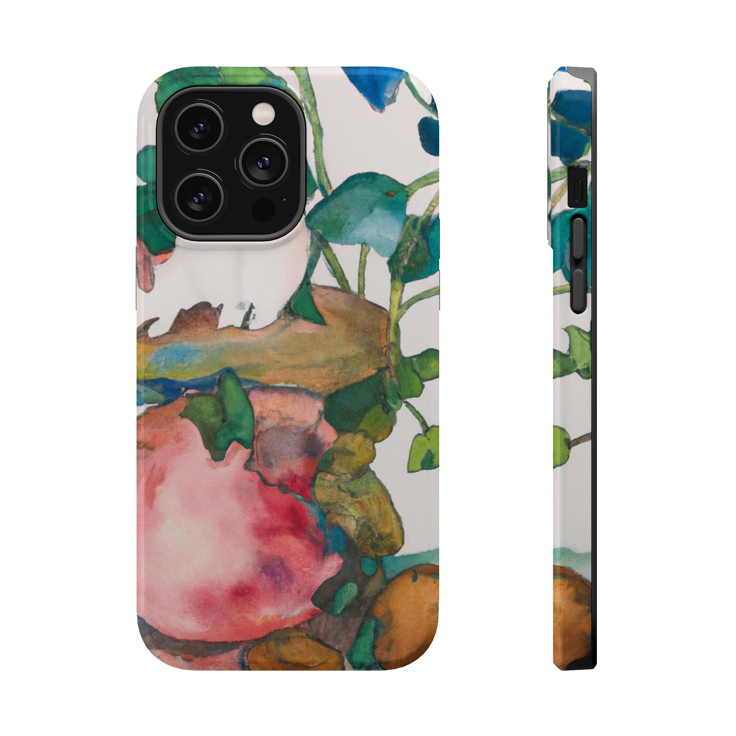 Abstract Watercolor MagSafe iPhone 13, 14, & 15 Case