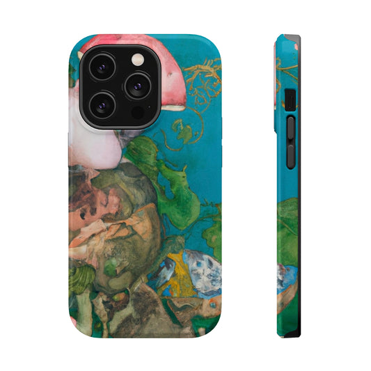 Abstract Fungi MagSafe iPhone 13, 14, & 15 Cases