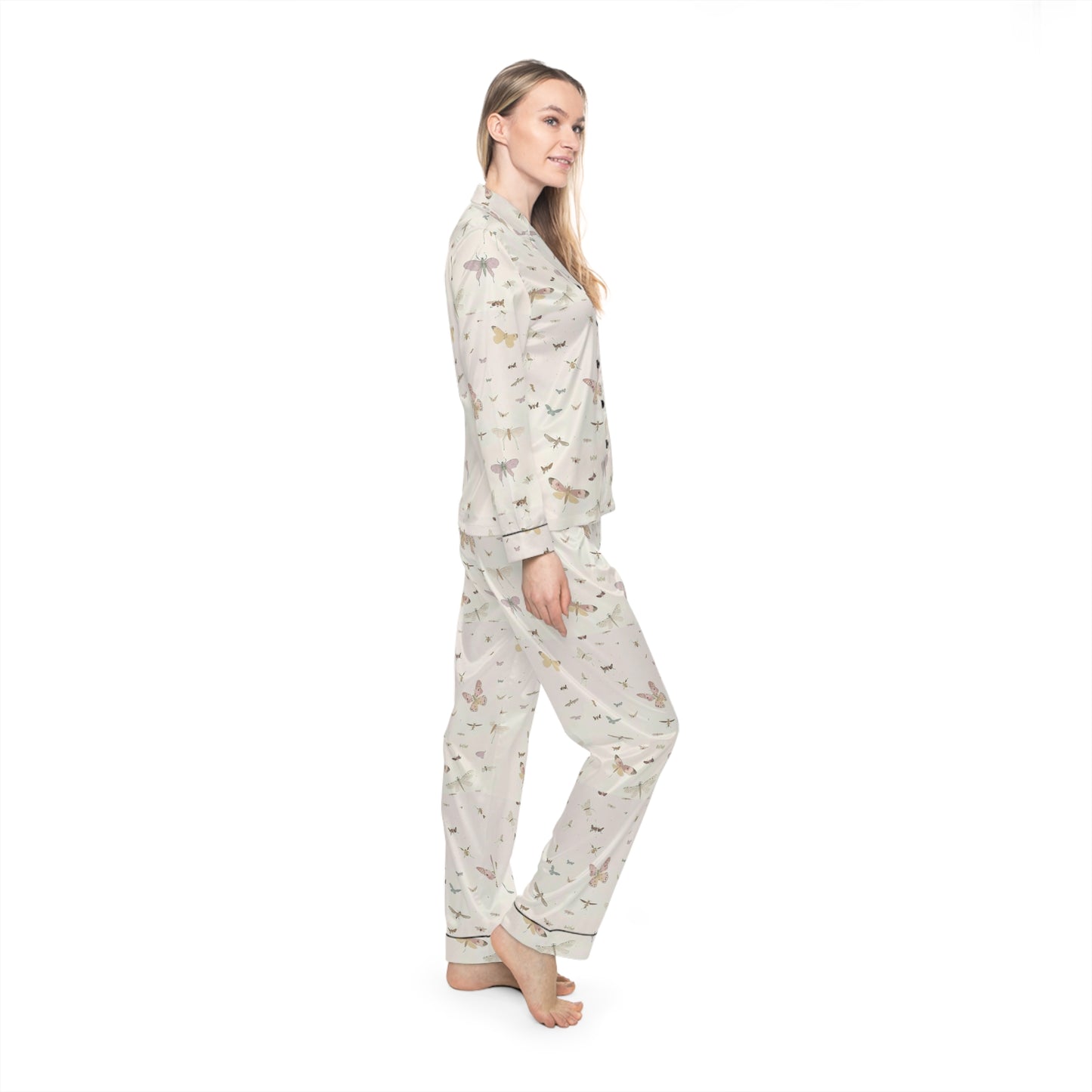 Tart & Co. Boutique Satin Butterfly Pajamas | Luxe Women's Sleepwear