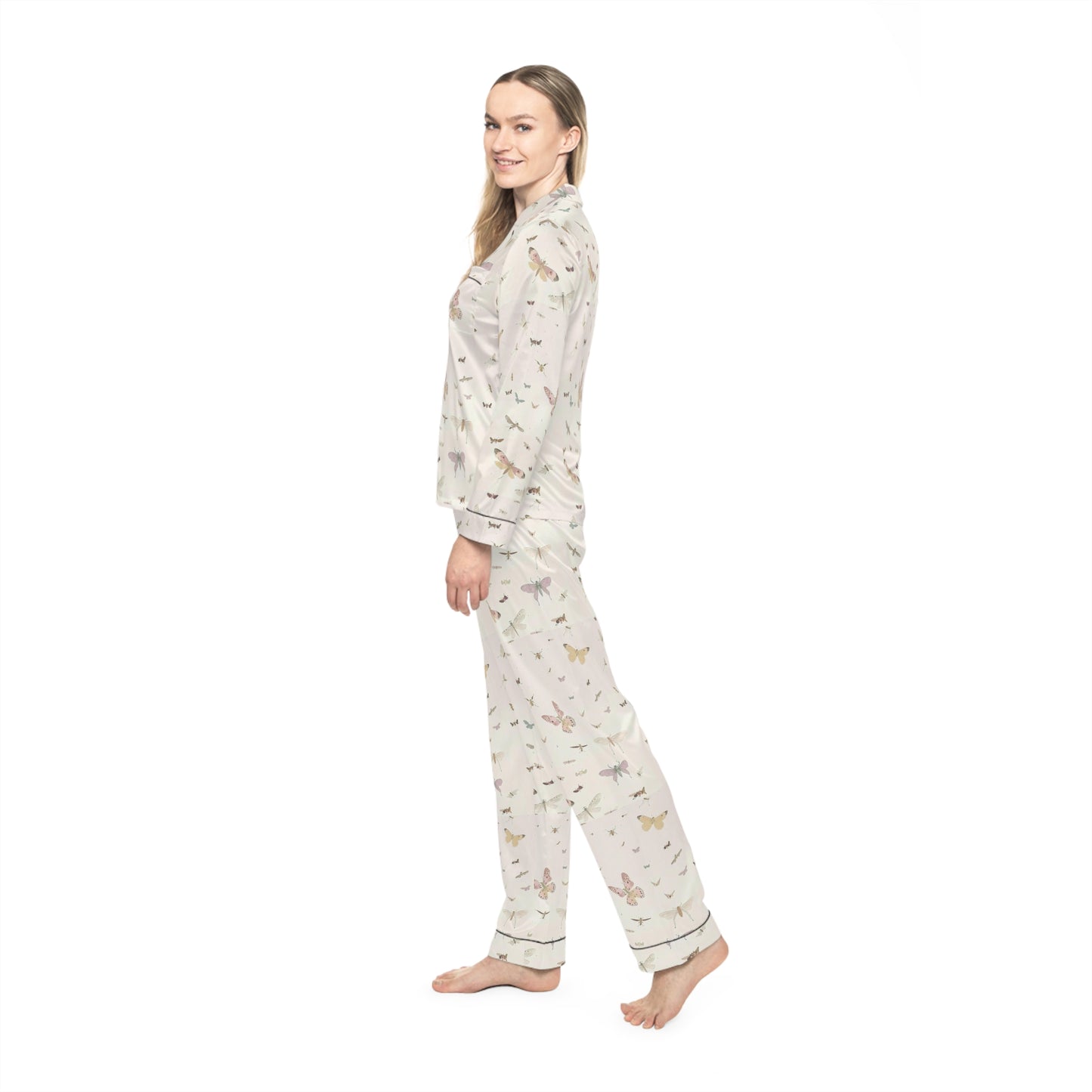 Tart & Co. Boutique Satin Butterfly Pajamas | Luxe Women's Sleepwear