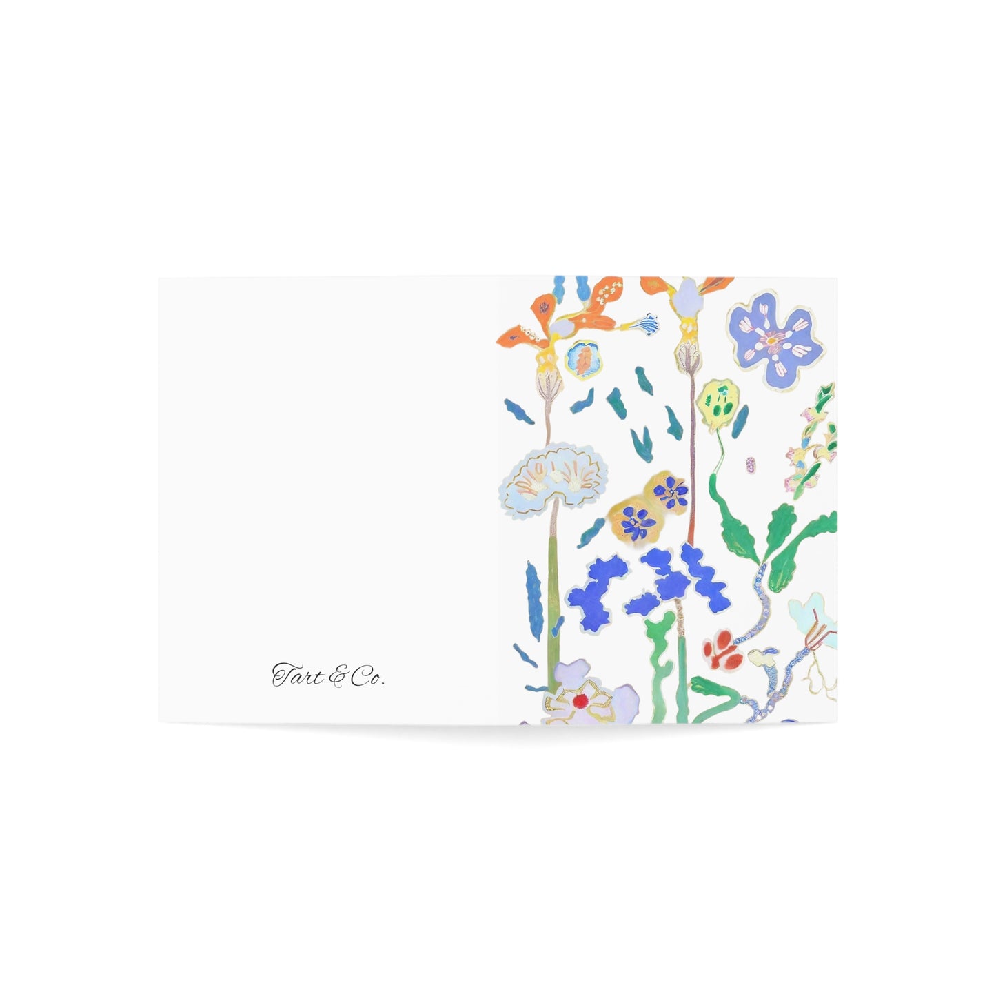 Tart&Co Botanical Art Greeting Cards - Pack of 10/20 with Envelopes