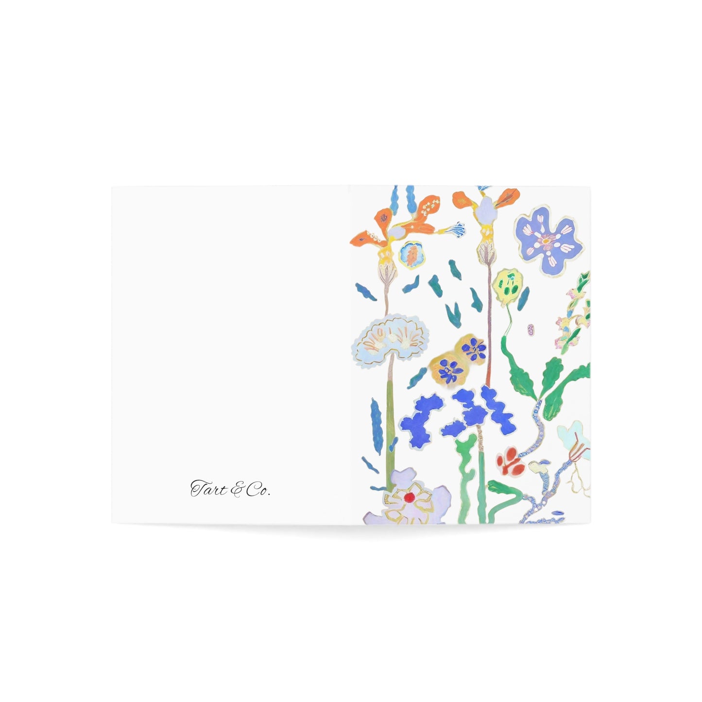 Tart&Co Botanical Art Greeting Cards - Pack of 10/20 with Envelopes